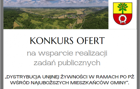 Konkurs ofert - ogłoszenie 